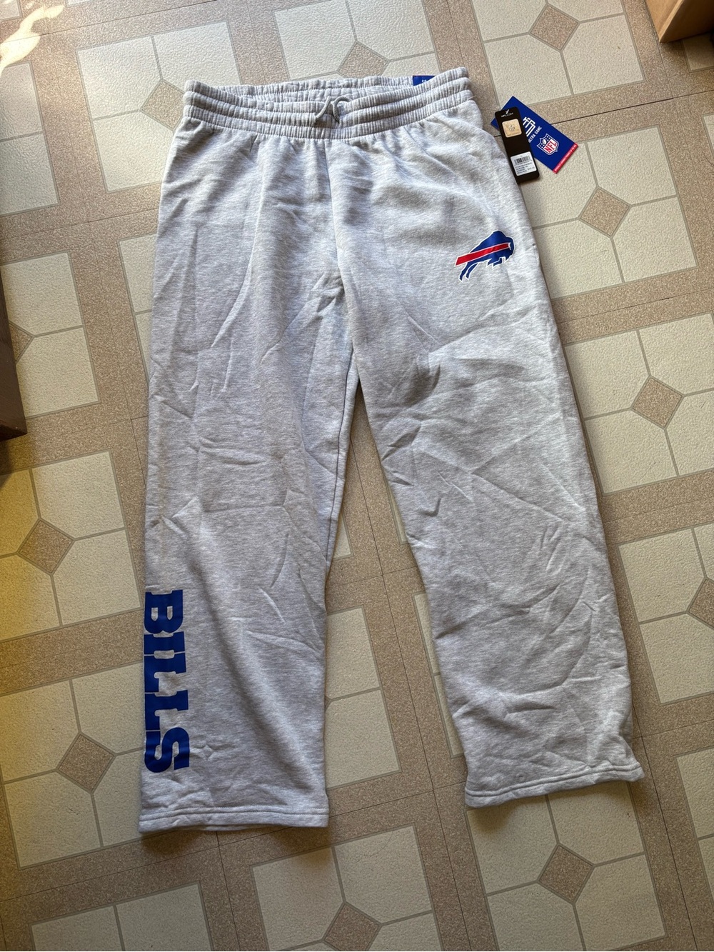 NEW NFL Buffalo Bills Football Gray Sweatpants